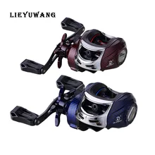 LIEYUWANG 7:2:1 16BB синяя и красная приманка кастинговая катушка 5,5 кг Драг катушка с приманкой 210 г Суперлайт Карп рыболовное колесо