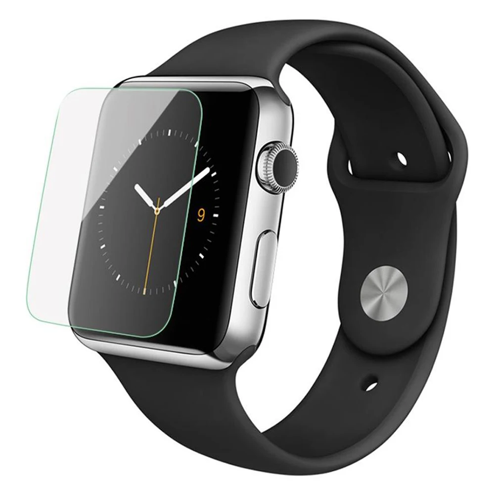 Закаленное стекло HD полный экран Защитная пленка для Apple Watch 1 2 3 серии 38 мм/42 мм