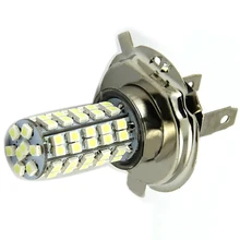 H4 3528 68-SMD светодиодный 6500K 310-Lumen Белый противотуманный светильник лампа головной светильник для автомобиля DC 12V