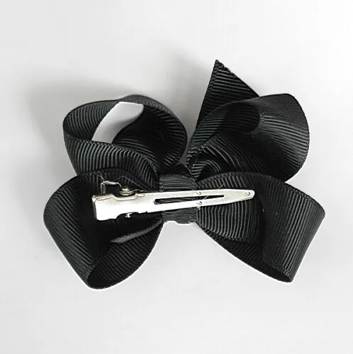 Black Small Hair Bows3