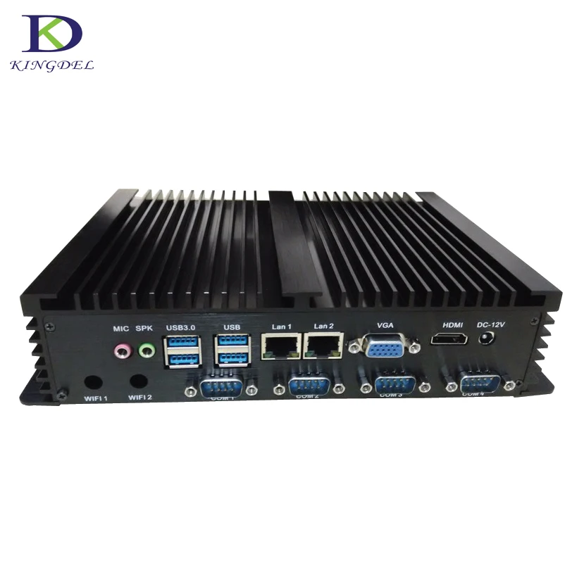 Компактный промышленный ПК с Celeron 1037u i5 3317U процессор на плате, X86 мини ПК dual LAN 2*1000 M LAN 4* COM 4* USB 3,0 HDMI