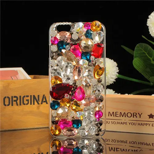 Xingduo 3D Роскошные побрякушки Кристалл Rhinestone Алмазы Жесткий Чехол для Apple iPhone 7 плюс