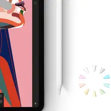 8 шт. силиконовый сменный защитный чехол колпачок для наконечника кожи для Apple ipad карандаш 1-й 2-й стилус ручка для тачскрина