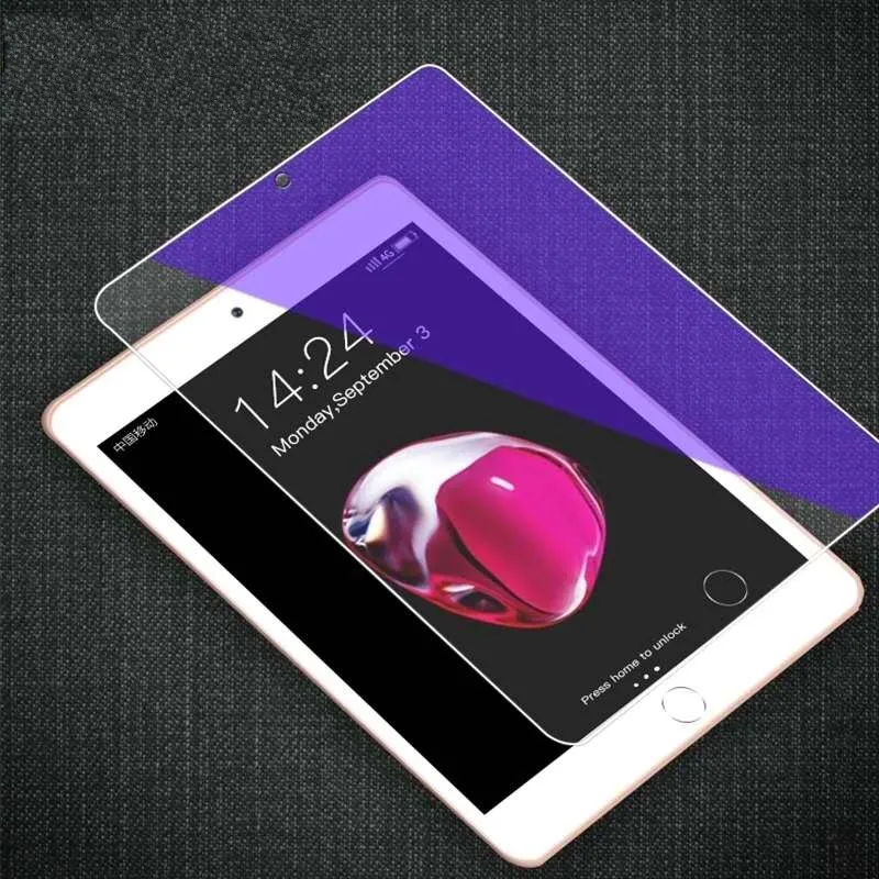 

Purple film for Apple iPad mini 1 2 3 9H Tempered glass Screen Protector HD Glass Film