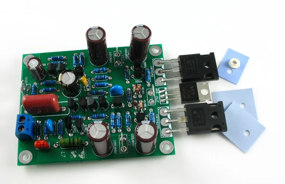 L7 класс AB MOSFET IRFP240 IRFP9240 FET трубка IRF610 транзистор аудио усилитель мощности 2,0 канал 300-350WX2 усилитель платы