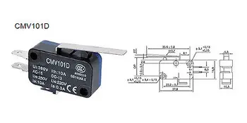 

10Pcs Micro Switch Long handle type CMV101D