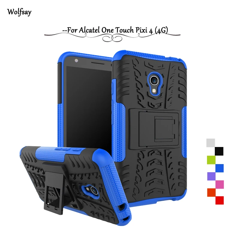 Чехол Wolfsay для Alcatel One Touch Pixi 4 (4G) OT5045X/5045D/5045Y жесткое воздействие сверхмощный