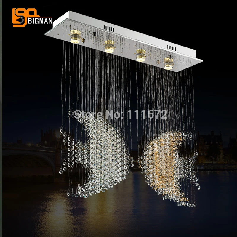 

new novetly lighting modern crystal chandelier hanging lamp lustre dinning room chandelier