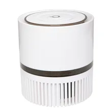 DC12V 8 Вт питания USB Портативный очиститель воздуха с true HEPA фильтр для домашнего использования мини-воздухоочиститель шума менее 36DB pm2.5