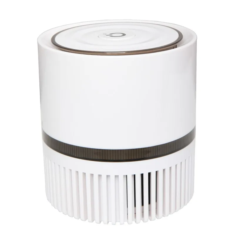 DC12V 8W POWER USB Portable air purifier with true HEPA filter home use mini air cleaner noise