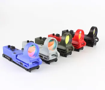 

SPINA OPTICS C-MORE Reflex Red Dot Sight Tactical Scope Adjustable Optics for 20mm Weaver Picatinny Rail