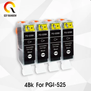 

4 black PGI 525 CLI 526 compatible ink cartridge for canon PIXMA MG8150 MG8250 MX715 MX885 MX895 Printer