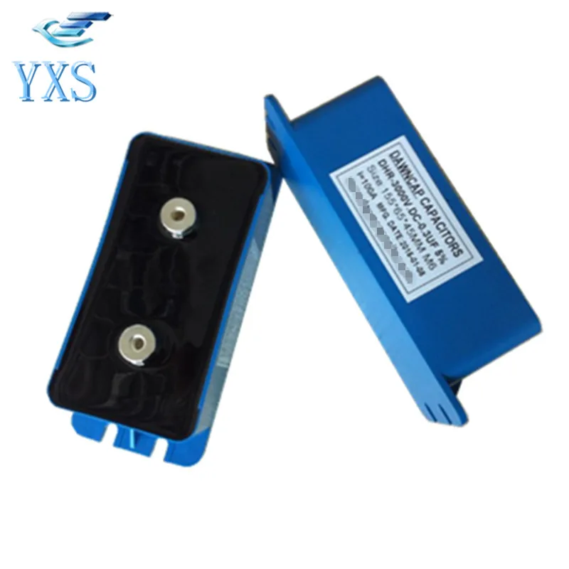 

MKP-DHR 100K 3000VDC Ultra Pulsed Capacitor High Voltage Induction Heating Resonant Capacitor DHR-3000VDC 0.3UF 155*65*45mm M6
