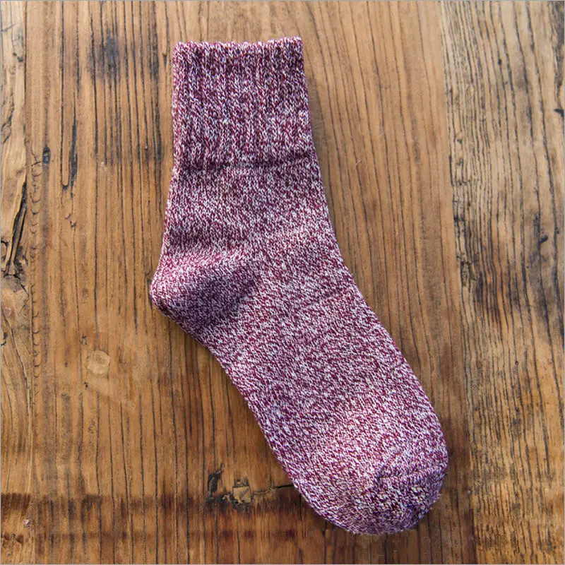 5 пар Женские шерстяные кашемировые толстые носки Модные женские повседневные зимние теплые мягкие носки Рождественский подарок