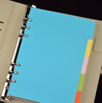 

1pcs A5 loose-leaf book page paper core account book separate page notebook accessories 6-hole refill color index paper