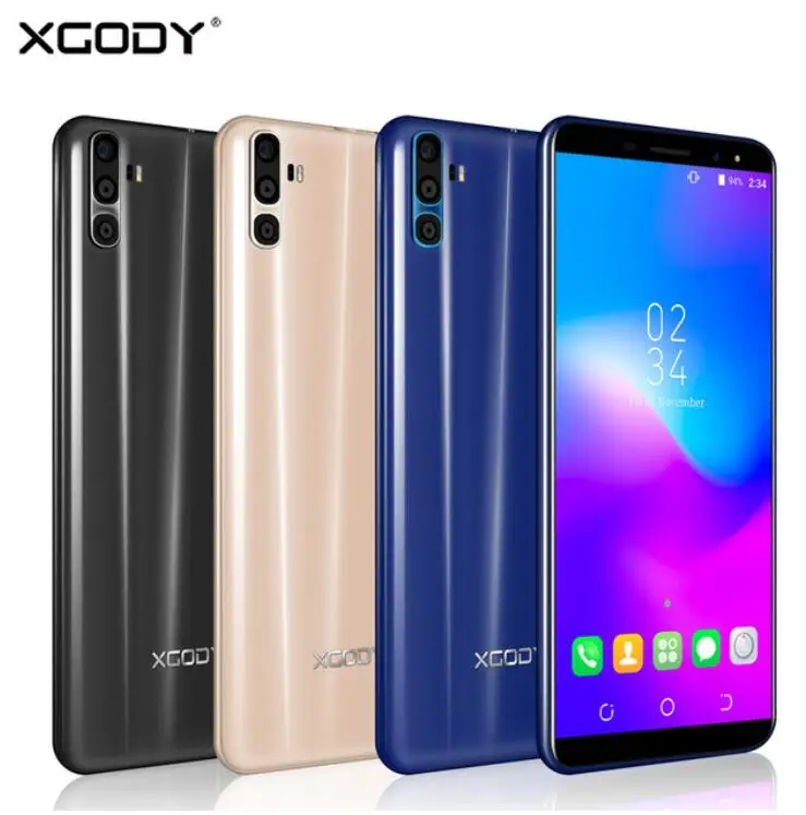 Флэш продажи XGODY Y28 6 0 &quotQHD 18:9 Дисплей Android 7 мобильный телефон 1 GB + 16 MTK6580 4 ядра 5MP gps