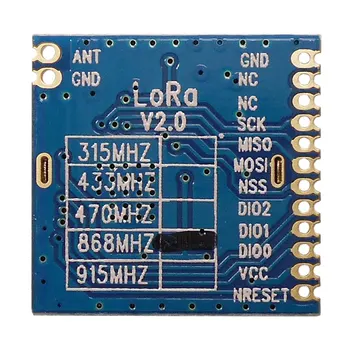 

G-NiceRF 40pcs SX1276 915MHz 100mW LoRa Module FCC LoRa1276 + Spring Antenna