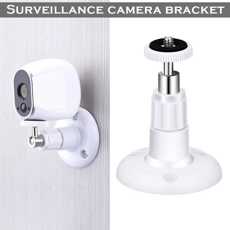 

Camera Wall Mount Bracket 360 Degree Rotating Stable Plastic For Indoor Outdoor LCC77