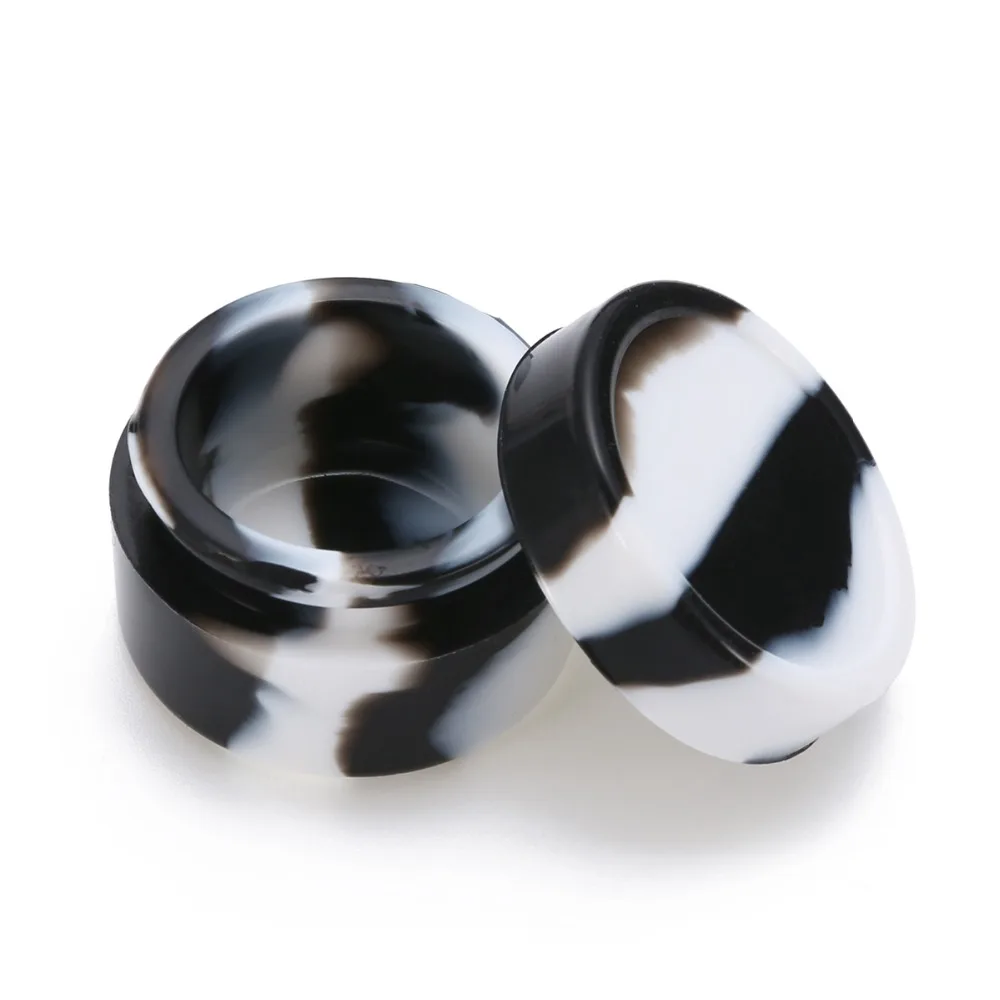 

1pcs Random Color Storage Bottles 5ml Nonstick Silicone Container Non-stick Oil Wax Jar Dab Storage Box Mayitr