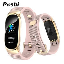 Женские спортивные Смарт-часы, мужские, светодиодный, водонепроницаемый, умный браслет, пульсометр, кровяное давление, шагомер, умные часы, часы для Android iOS