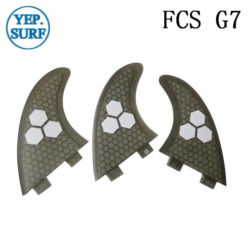 Плавник для серфинга FCS G7 Fin сотовый плавник доски серый цвет Серфинг Quilhas
