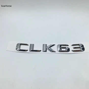 Soarhorse для Mercedes Benz W209 Amg CLK класс CLK55 CLK63 CLK200 CLK220 CLK230 CLK550 эмблемы Хвост Логотип хромированные наклейки - Название цвета: CLK63