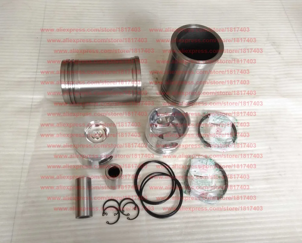 Ty295i.4.14a Piston+cylinder Sleeve+piston Ring+piston Pin+water Sealing Ring+circlip,jiangdong