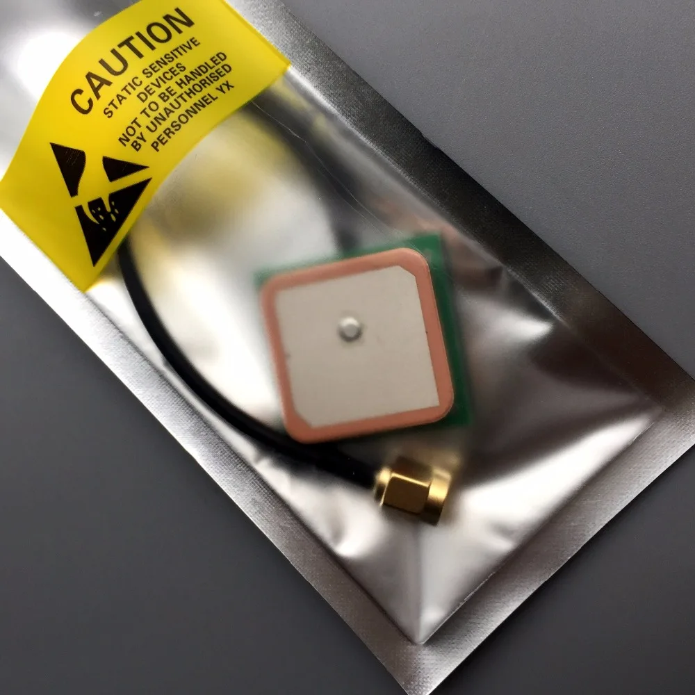Антенна STOTON с высоким коэффициентом усиления SMA 28 дБ GPS 1575 42 МГц 28x28x8 9 мм|gps antenna|gps
