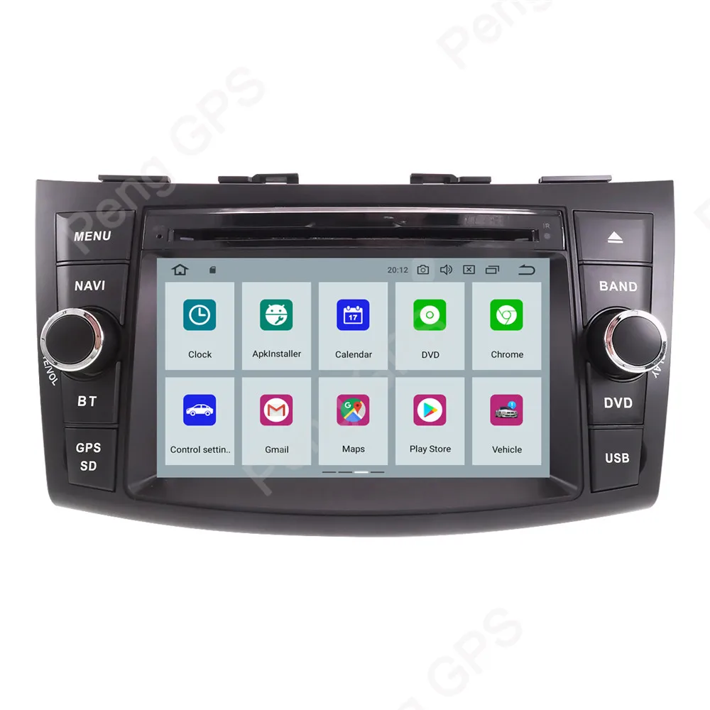 Sale Android 9.0 Car 2 Din Radio for SUZUKI SWIFT 2011-2016 GPS Navigation CD DVD Player IPS Screen 1024*600 HIFI Music Headunit 4