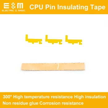

8gen CPU Pin Insulating Tape Sticker I5 for LGA1151 I5-8400 8500 8600K I7-8700 8700K 300 Degrees Temperature Resistance