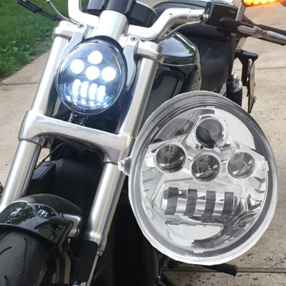 LED 60W Headlight Hi//Lo For Harley Davidson Vrod V Rod V-ROD VRSC VRSCDX VRSCA