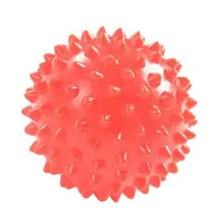 1 шт. Spiky массажный роликовый шар спортивные ручные упражнения для ног Фитнес Снятие напряжения инструмент-7 см оранжевый