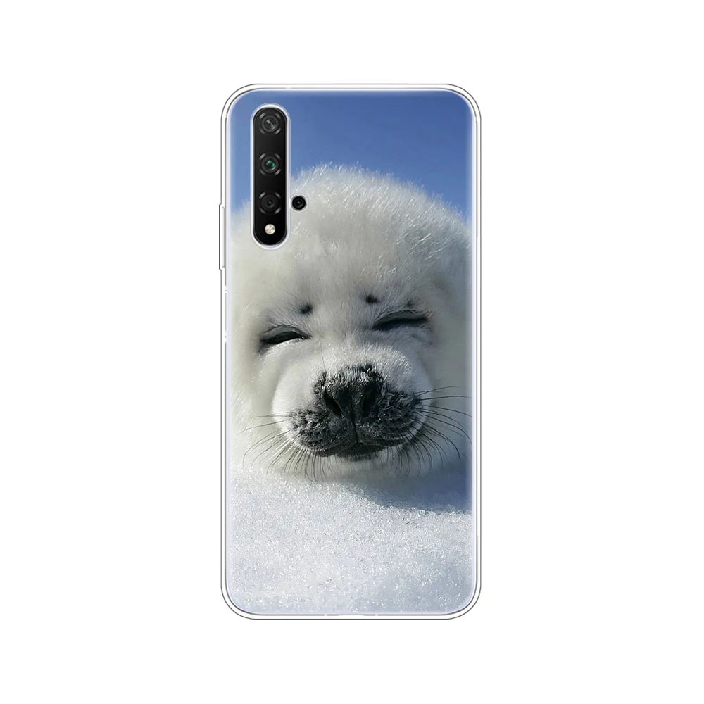 Case On Honor 20 Case Silicon Back Cover Phone Case For Huawei Honor 20 Pro Lite Honor20 YAL-L21 YAL-L41 Luxury Cartoon - Цвет: 11081