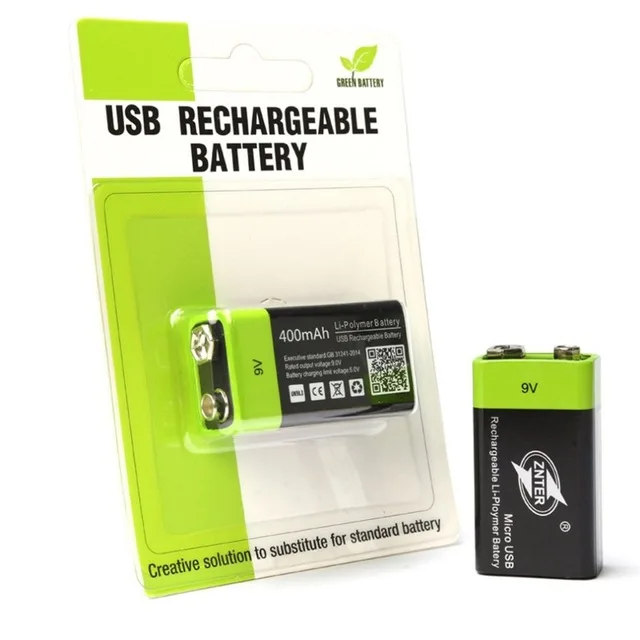 

ZNTER/DP/UNITEK/PKCELL 6F22 Hot-selling 9 V Rechargeable Batteries For Smoke detectors Wireless Microphones