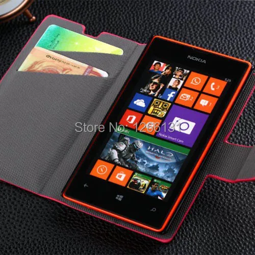 Wallet Flip Leather Case for Nokia Lumia 520 Business