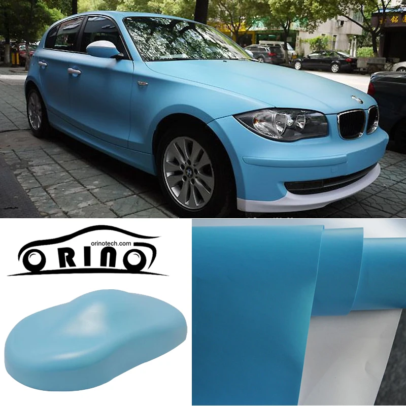 Buy High Quality Matte Ligth Blue Car Wrap Vinyl Film