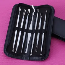 7 шт./компл. угревая сыпь для ногтей для чистки ногтей иглы прыщей прибор для удаления черных точек Макияж лица Инструменты для чистки лица 789