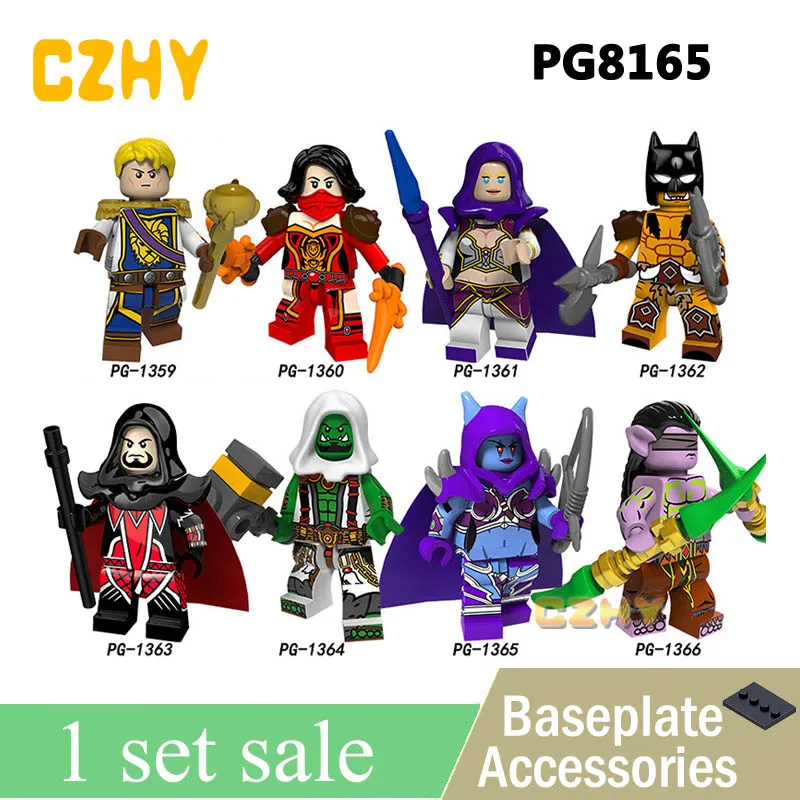 

Building Blocks Anduin Wrynn Vanessa Van Cleef Angela Lexar Medivh Sylvanas Illidan Toys For Children PG8165