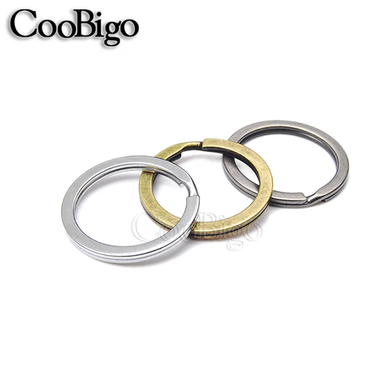

5pcs 25mm Outer Diameter Flat Key Rings Key Chain Split O-Rings 3 Colors Picking Bag Toys Jewelry Parts Accessories