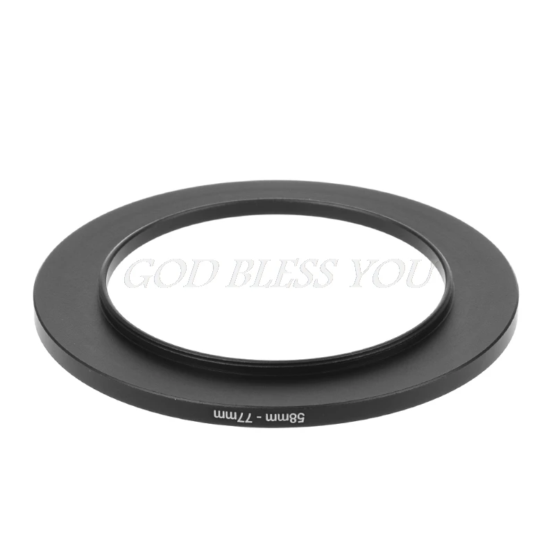 

58mm To 77mm Metal Step Up Rings Lens Adapter Filter Camera Tool Accessories New