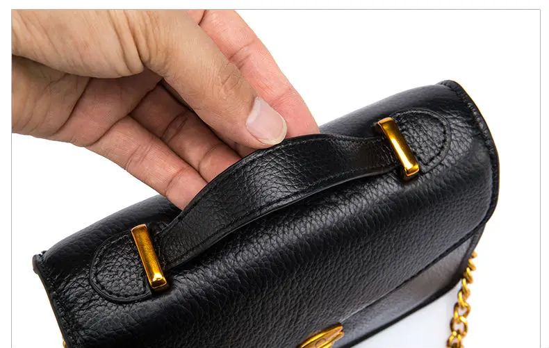 Women Genuine Leather Messenger Bags HBL611 Details (05)