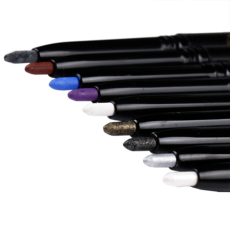 Профессиональный 14 видов цветов Тени для век и подводка глаз ручка щетка