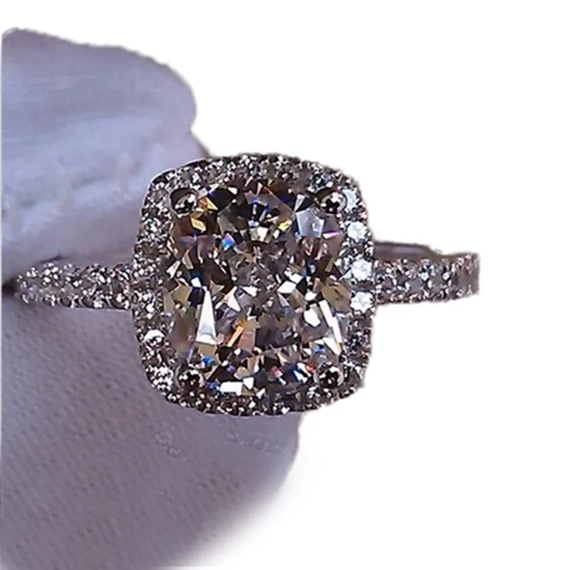 Прямая поставка, кольца из кубического циркония для женщин, обручальные кольца, модные ювелирные изделия