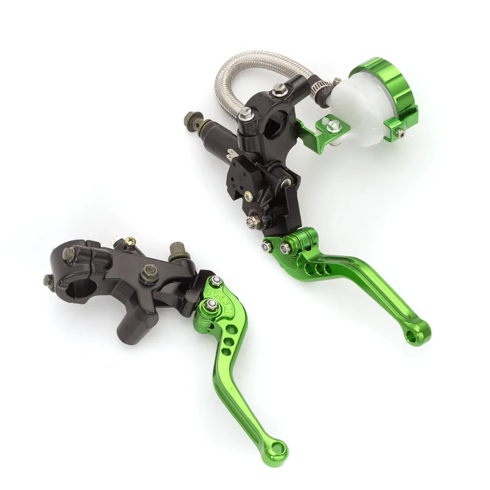 7/" CNC главный цилиндр мотоцикла резервуар тормозной рычаг сцепления для Kawasaki Z250 Z125 NINJA 300R NINJA 250R гидравлический тормоз