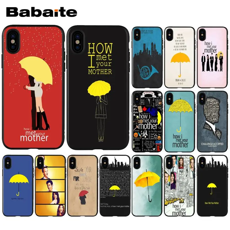 Новинка чехлы Babaite с надписью how i met your mother himym чехол для телефона iPhone X XS MAX 6 6s 7 7plus 8