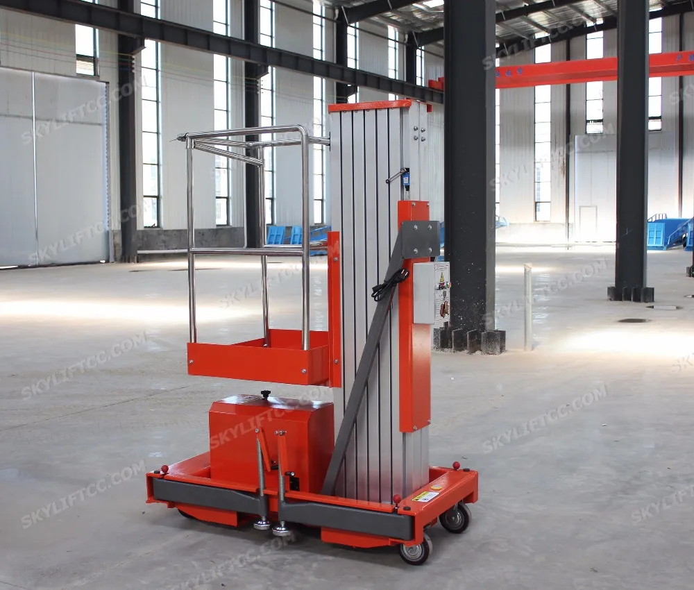 

6m hydraulic single mast lift