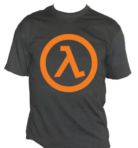 Футболка fm10 uomo HALF LIFE с логотипом игры idea regalo видеоигры бесплатная доставка