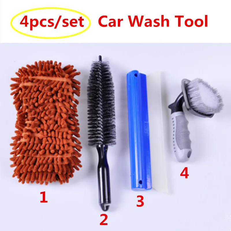 Car Wash Supplies Brush Tool Cleaning Tire Brush Wheel Brush Water