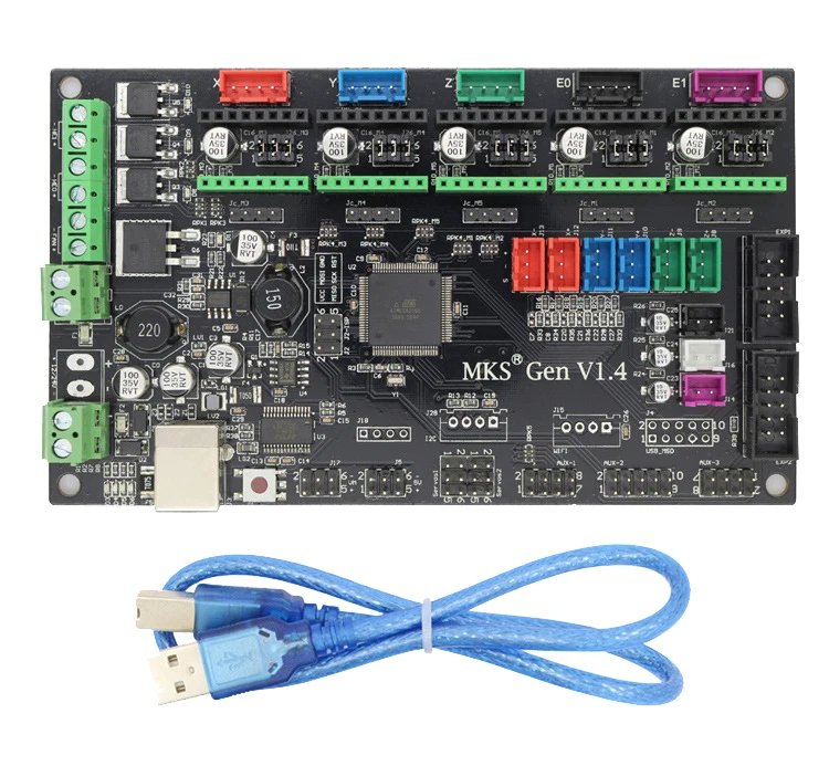 4-слойные PCB плата контроллера Gen V1.4 интегрированная материнская плата совместимые Ramps1.4/Mega2560 R3 поддержка a4988/DRV8825/TMC2100