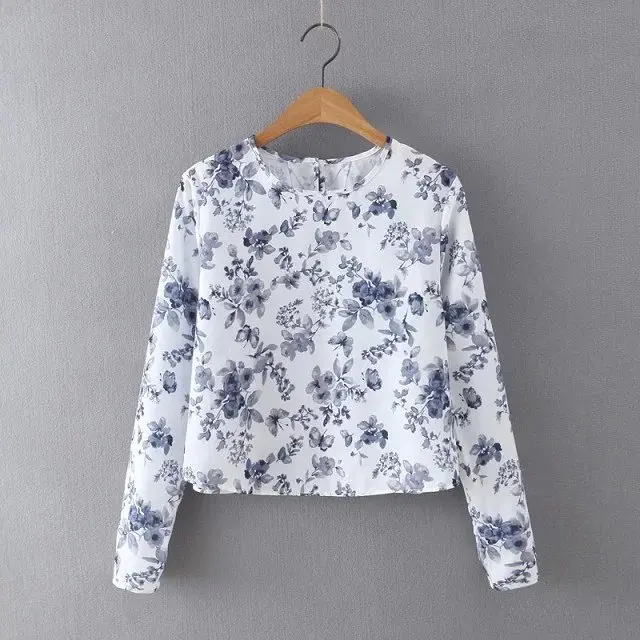 Buy 2017 Summer New Fashion Purple Flowers Printed